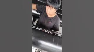 Steel Pipe Wall Marking Spraying