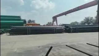Steel Pipe Yard Display